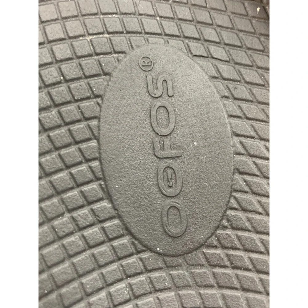 OOFOS OOriginal Men's Thong Sandals Black Recovery Flip Flops 10 EU 43 Shoes